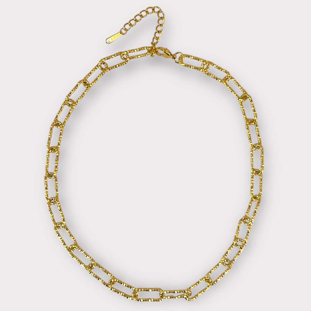 Gold Link Chain Necklace